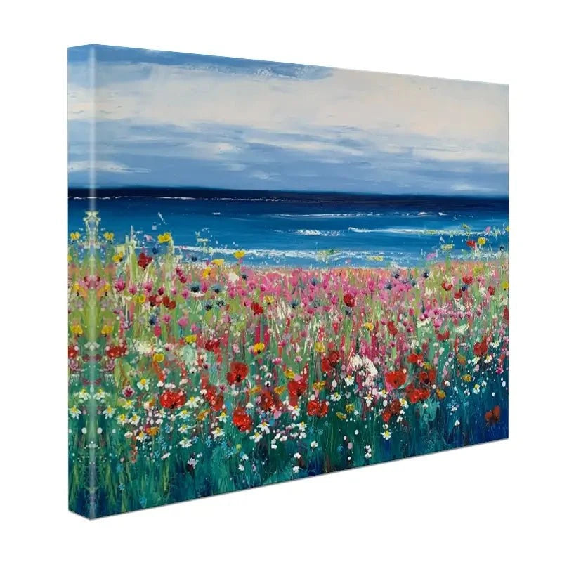 Summer At The Beach Canvas Print Summer At The Beach Canvas Print wall art product Laure Bury