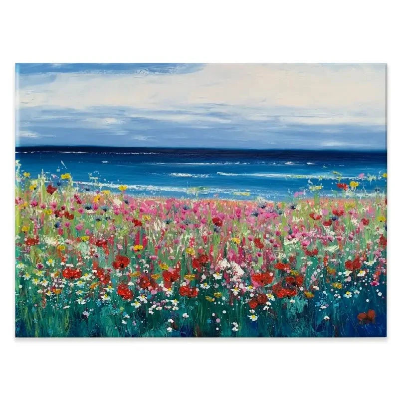 Summer At The Beach Canvas Print Summer At The Beach Canvas Print wall art product Laure Bury