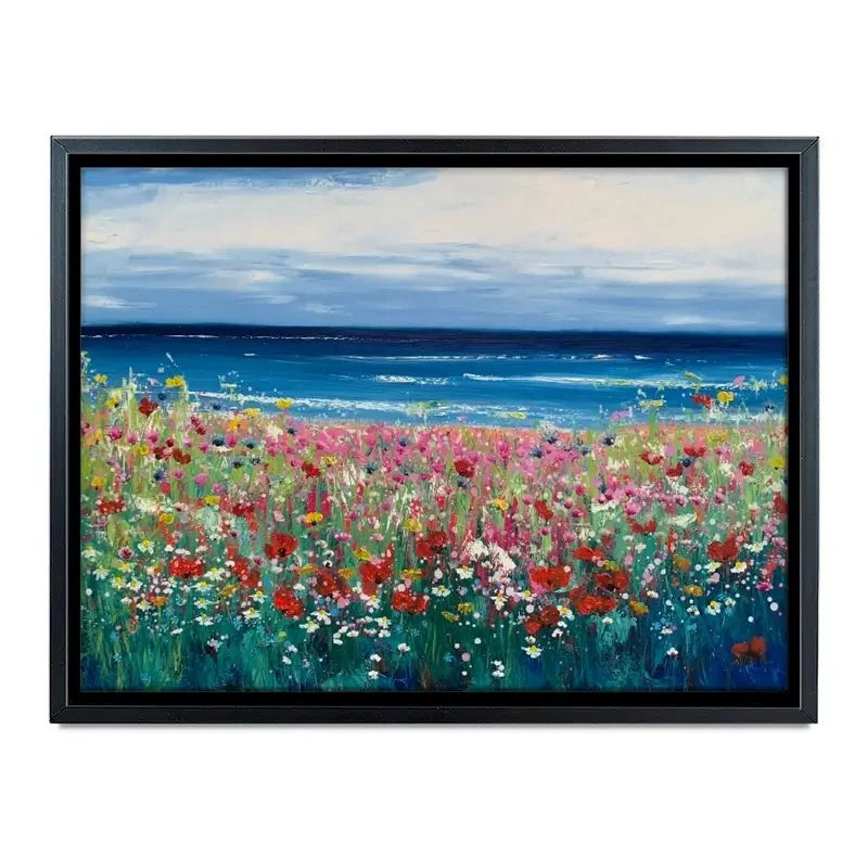 Summer At The Beach Canvas Print Summer At The Beach Canvas Print wall art product Laure Bury