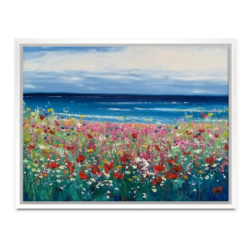 Summer At The Beach Canvas Print Summer At The Beach Canvas Print wall art product Laure Bury