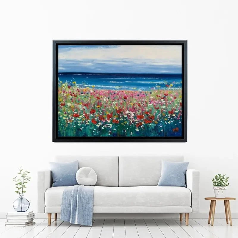 Summer At The Beach Canvas Print Summer At The Beach Canvas Print wall art product Laure Bury