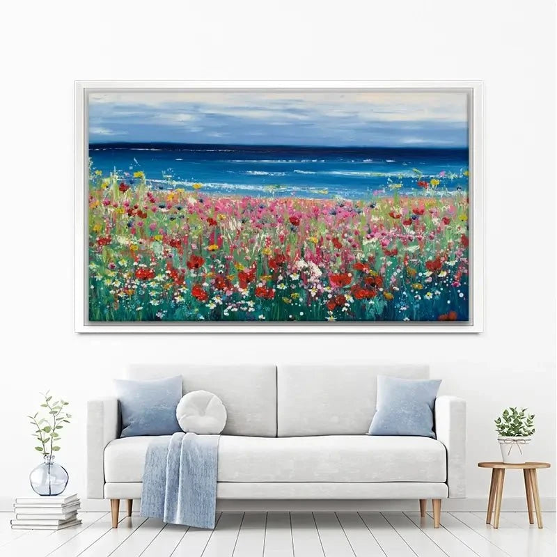 Summer At The Beach Canvas Print Summer At The Beach Canvas Print wall art product Laure Bury