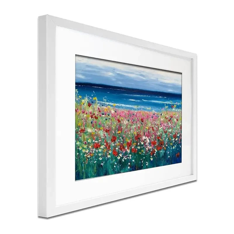 Summer At The Beach Framed Art Print Summer At The Beach Framed Art Print wall art product Laure Bury