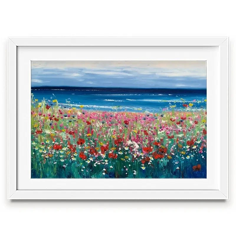 Summer At The Beach Framed Art Print Summer At The Beach Framed Art Print wall art product Laure Bury