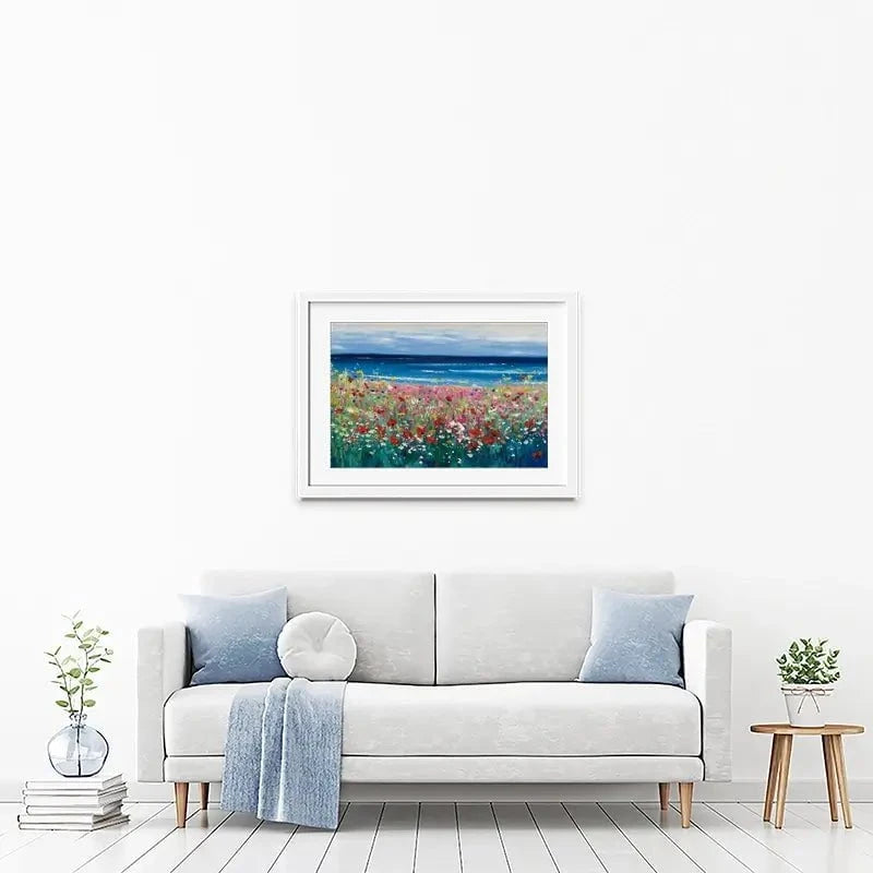Summer At The Beach Framed Art Print Summer At The Beach Framed Art Print wall art product Laure Bury