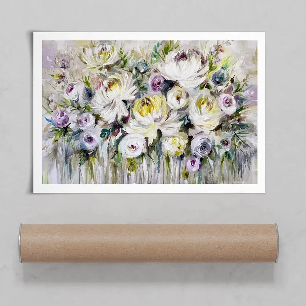 Summer Bouquet Art Print Summer Bouquet Art Print wall art product Nicola Jane Rowles
