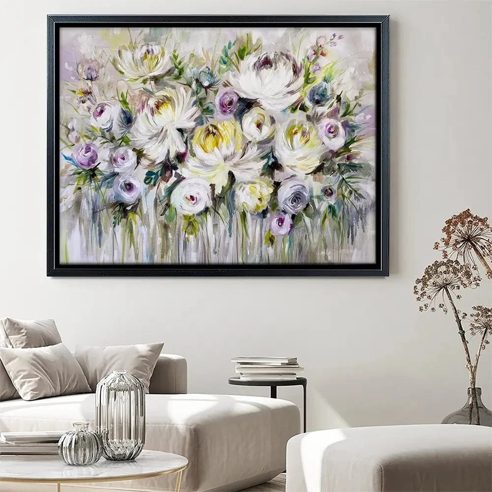 Summer Bouquet Canvas Print Summer Bouquet Canvas Print wall art product Nicola Jane Rowles