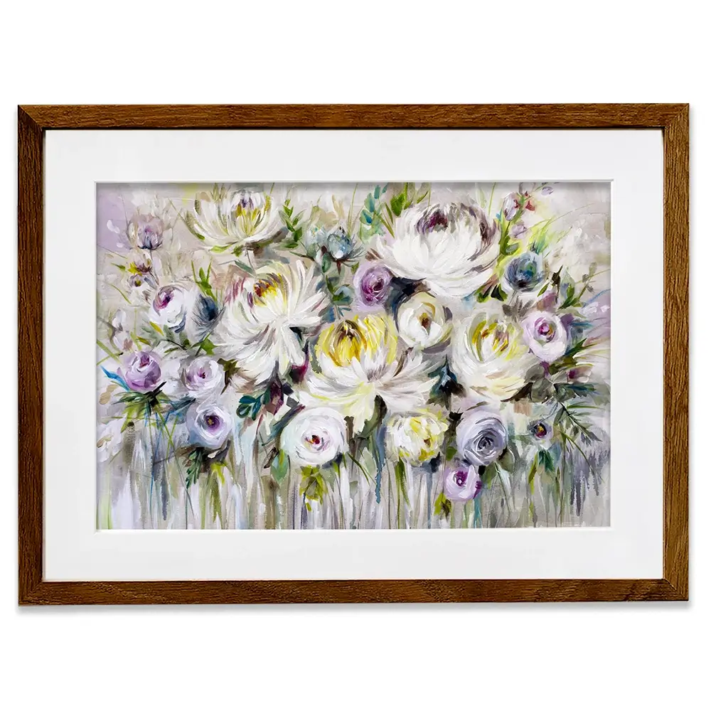 Summer Bouquet Framed Art Print Summer Bouquet Framed Art Print wall art product Nicola Jane Rowles