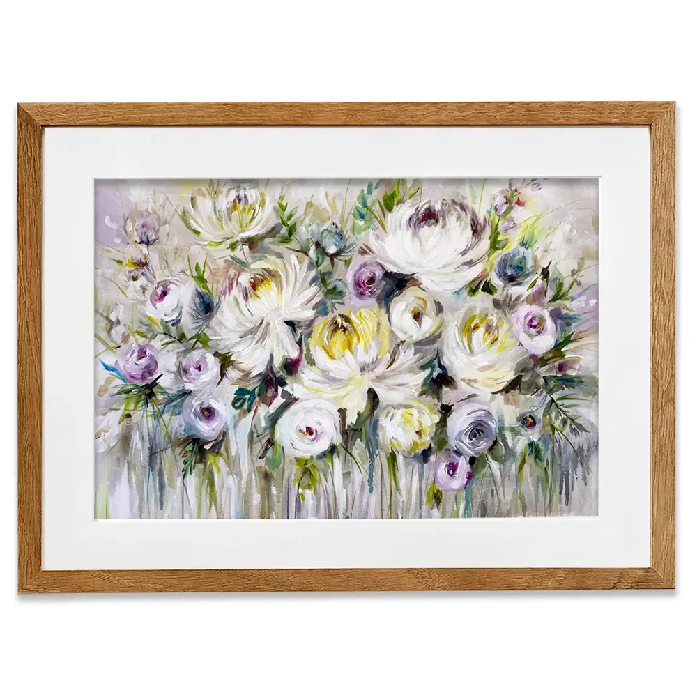 Summer Bouquet Framed Art Print Summer Bouquet Framed Art Print wall art product Nicola Jane Rowles