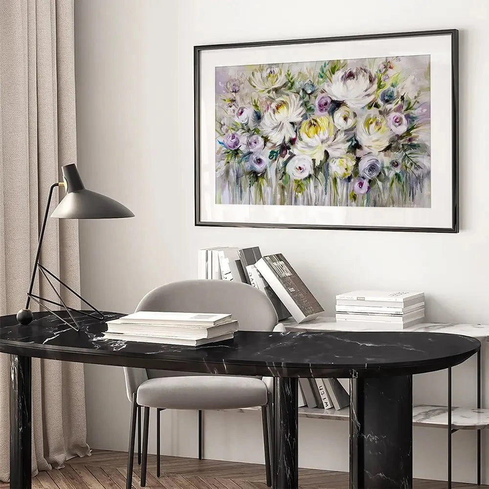 Summer Bouquet Framed Art Print Summer Bouquet Framed Art Print wall art product Nicola Jane Rowles