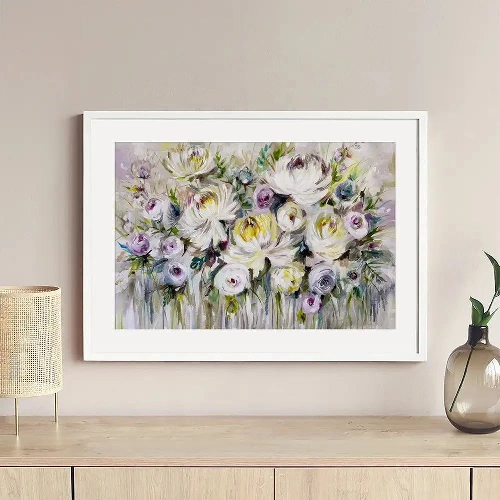 Summer Bouquet Framed Art Print Summer Bouquet Framed Art Print wall art product Nicola Jane Rowles