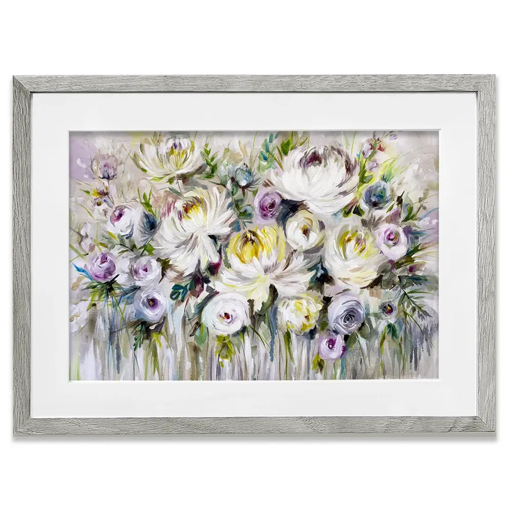 Summer Bouquet Framed Art Print Summer Bouquet Framed Art Print wall art product Nicola Jane Rowles