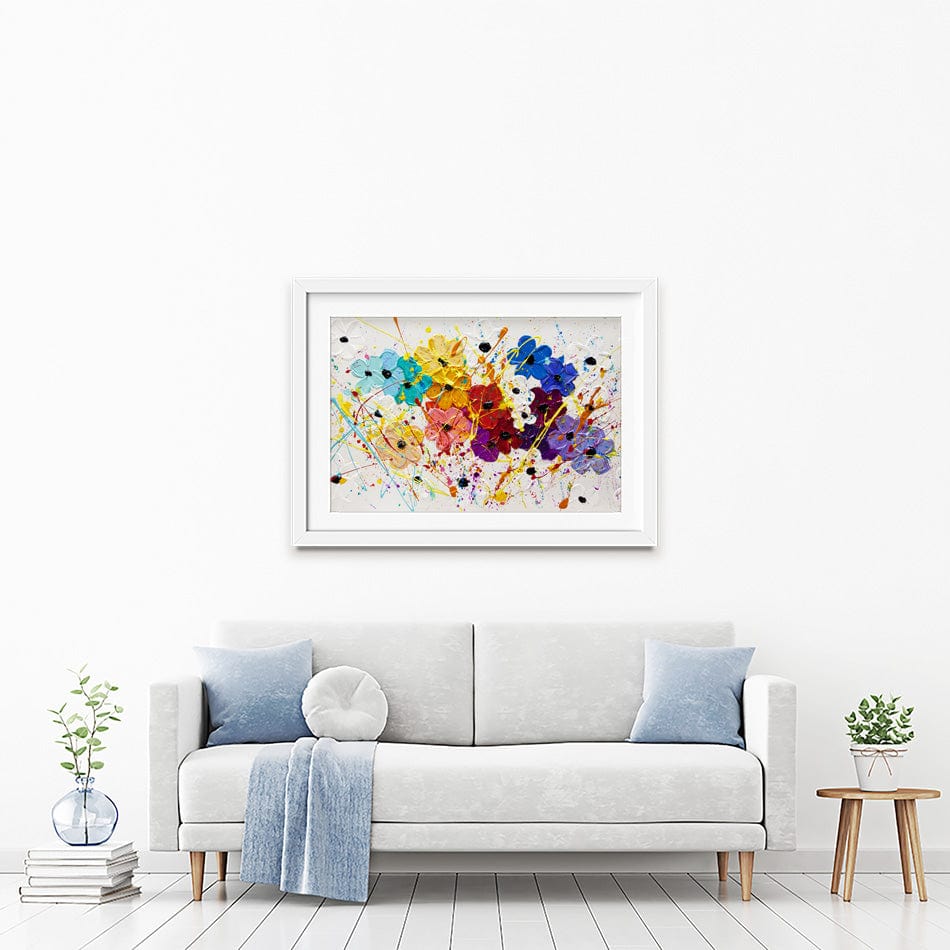 Summer Celebration Framed Art Print wall art product Osnat Tzadok