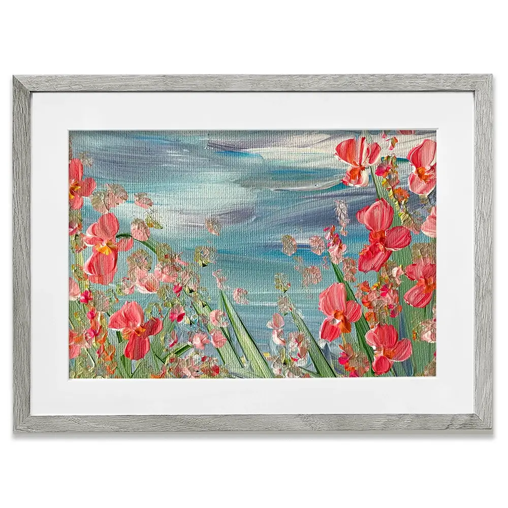 Summer Fields Framed Art Print Summer Fields Framed Art Print wall art product Charlotte Anna Reed