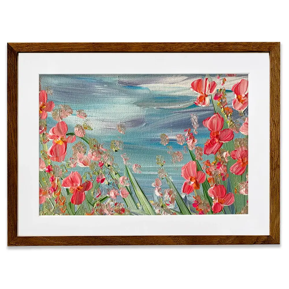 Summer Fields Framed Art Print Summer Fields Framed Art Print wall art product Charlotte Anna Reed