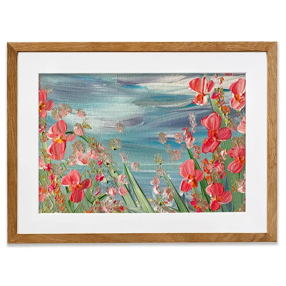 Summer Fields Framed Art Print Summer Fields Framed Art Print wall art product Charlotte Anna Reed
