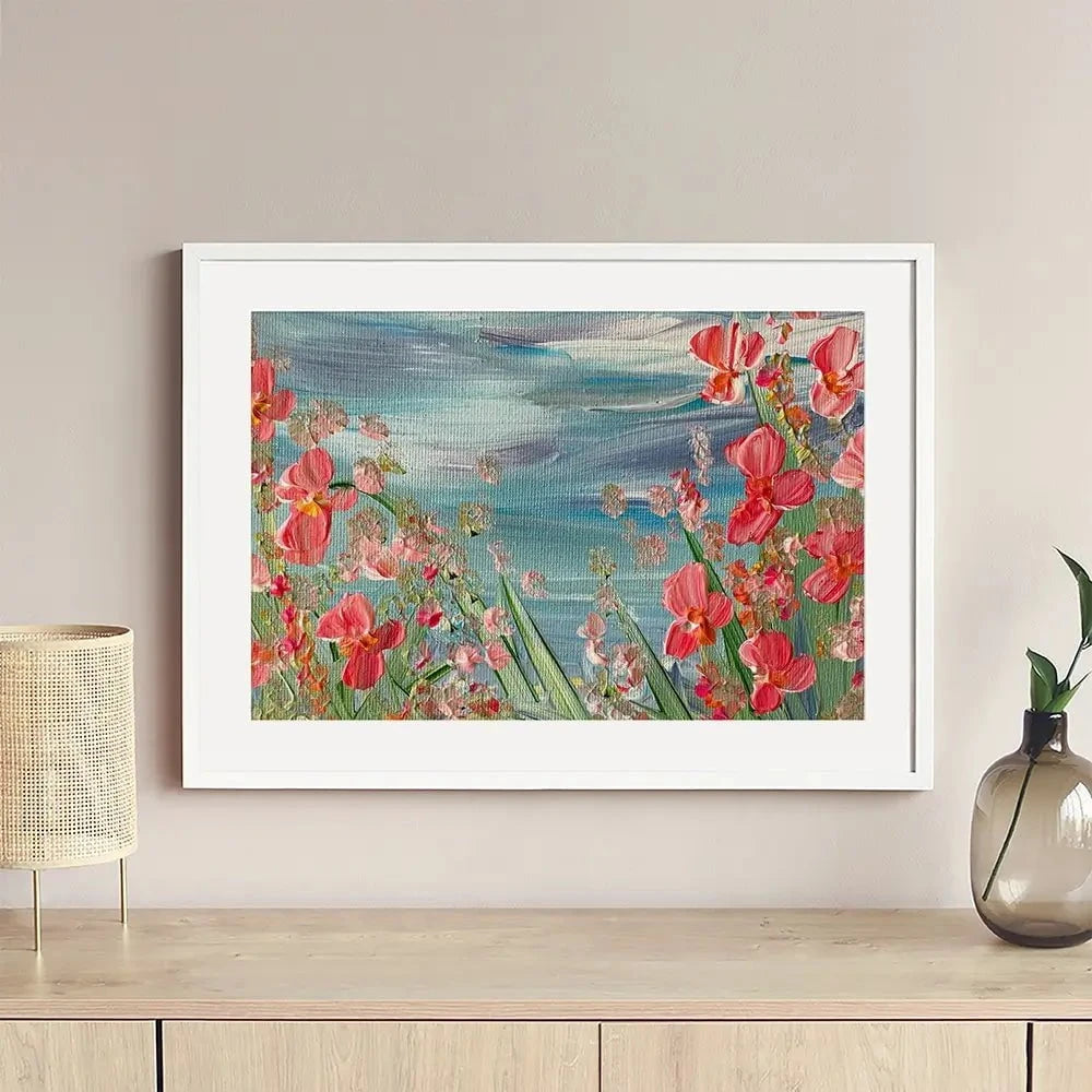 Summer Fields Framed Art Print Summer Fields Framed Art Print wall art product Charlotte Anna Reed