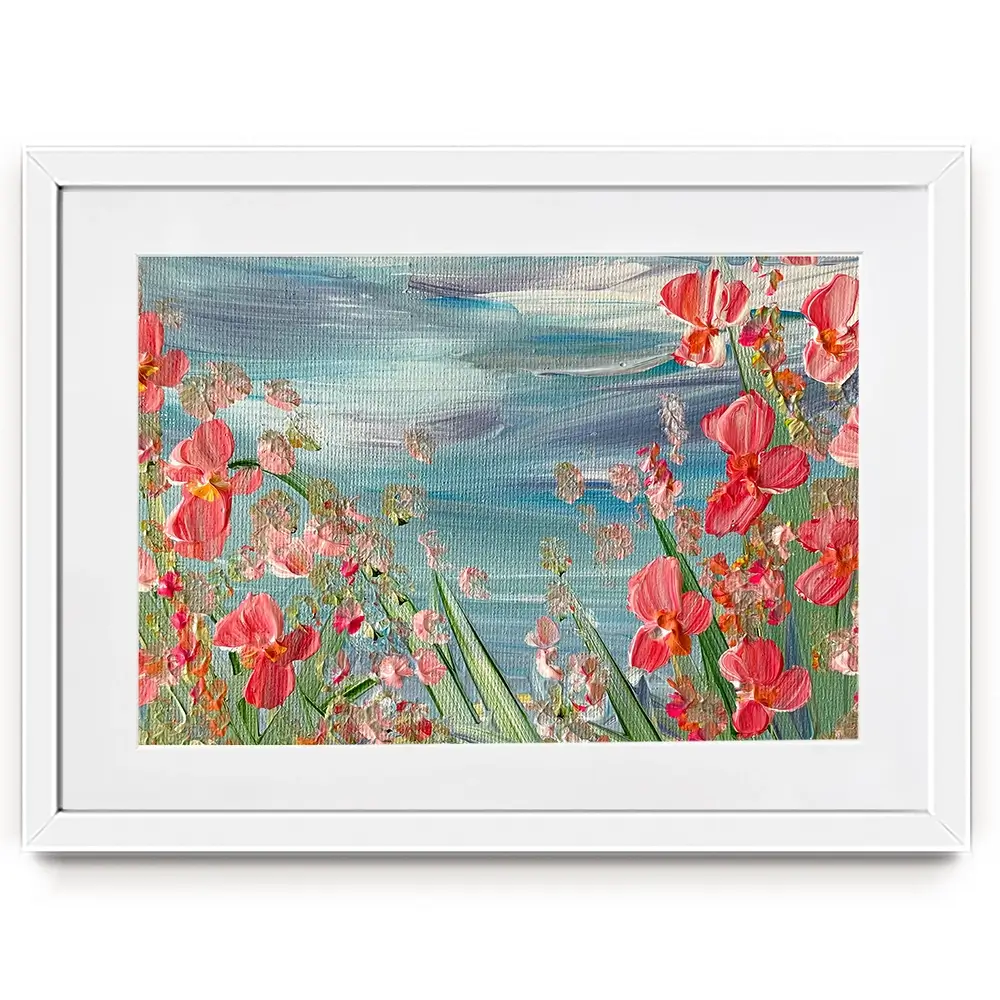 Summer Fields Framed Art Print Summer Fields Framed Art Print wall art product Charlotte Anna Reed