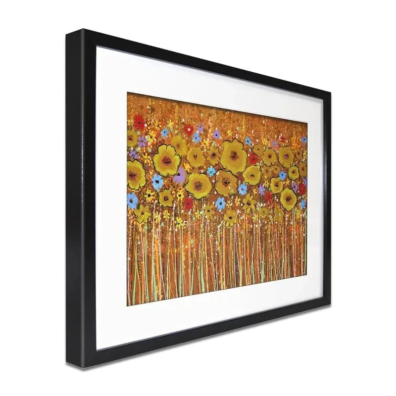 Summer Flowers Framed Art Print Summer Flowers Framed Art Print wall art product Maria Moretti