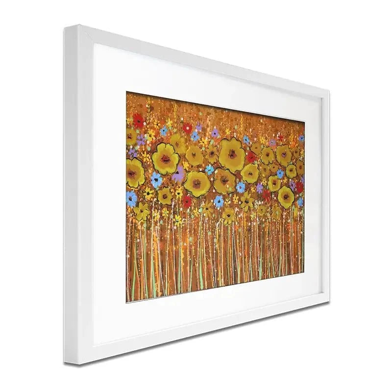 Summer Flowers Framed Art Print Summer Flowers Framed Art Print wall art product Maria Moretti