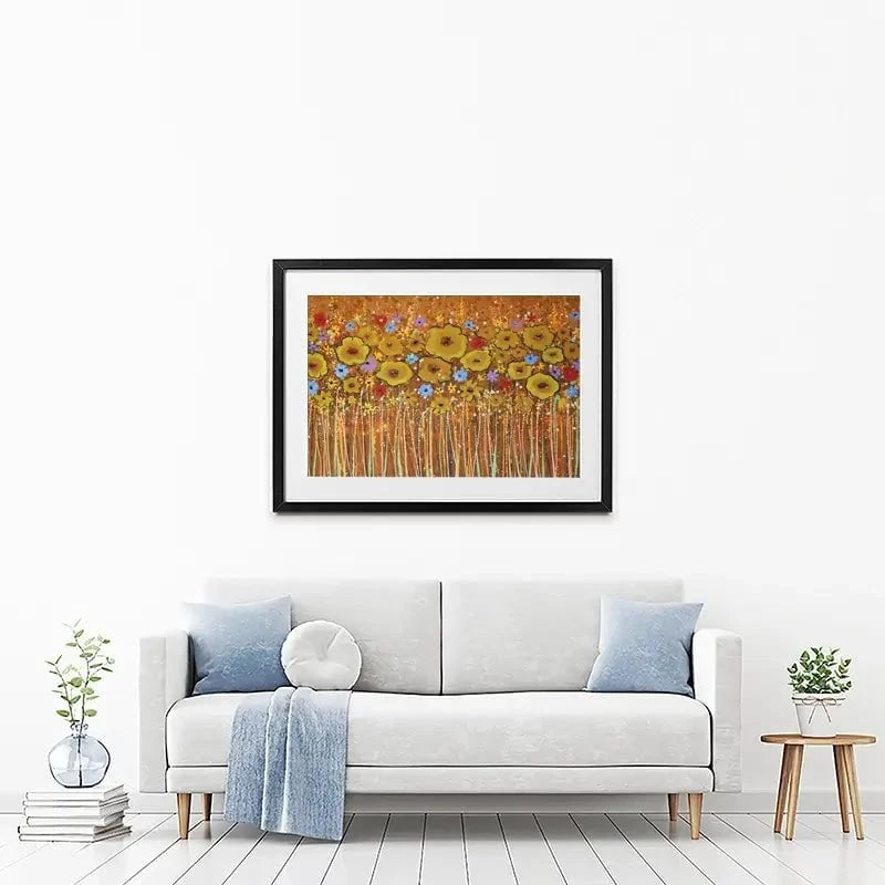 Summer Flowers Framed Art Print Summer Flowers Framed Art Print wall art product Maria Moretti