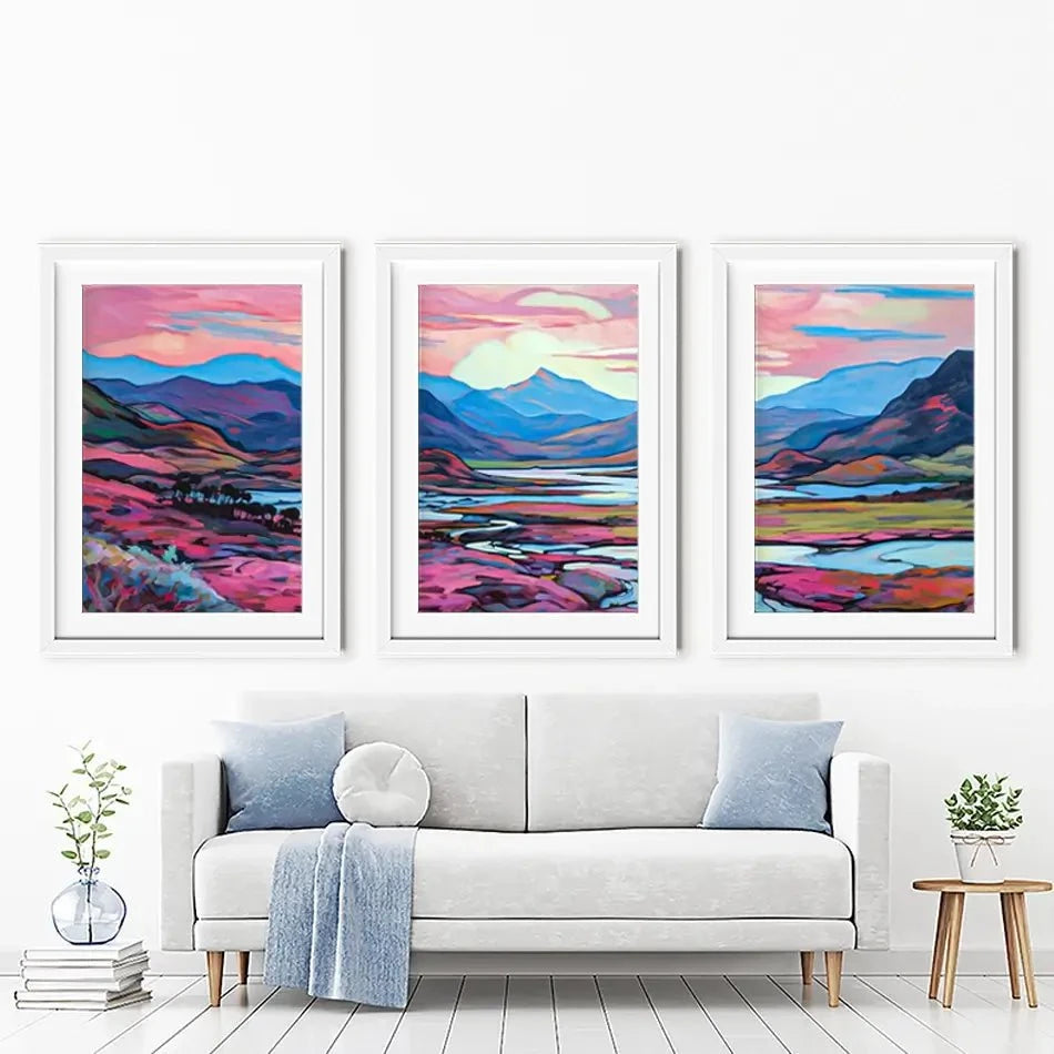 Summer Glen Framed Art Print Trio Summer Glen Framed Art Print Trio wall art product David Alexander Elder