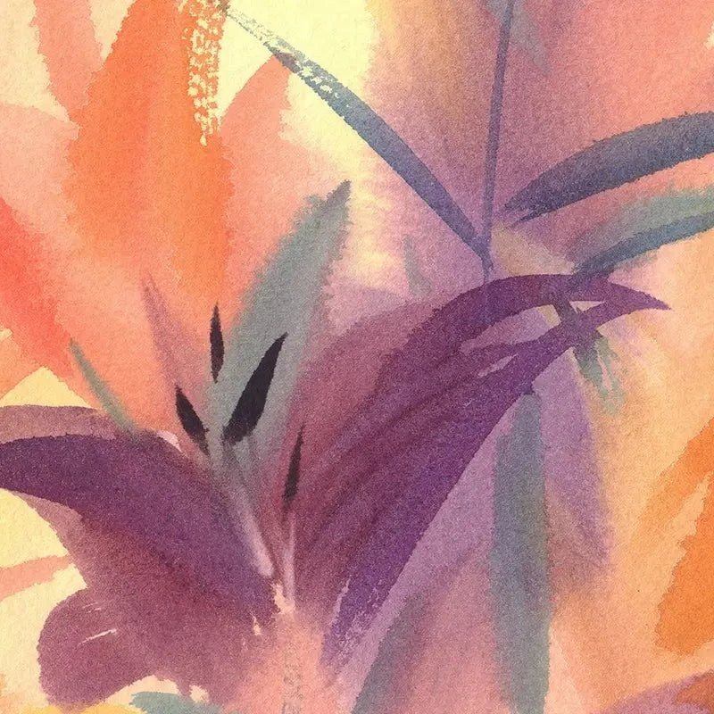 Summer Lily Flowers Canvas Print Summer Lily Flowers Canvas Print wall art product Egle Lipeikaite / Shutterstock