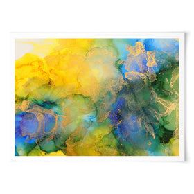 Summer Marble Art Print wall art product / Shutterstock