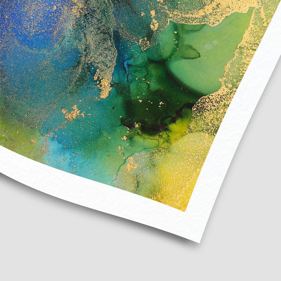 Summer Marble Art Print wall art product / Shutterstock