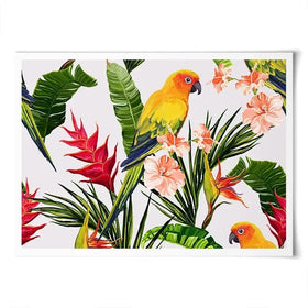 Summer Pattern Art Print Summer Pattern Art Print wall art product Hanna Kh / Shutterstock