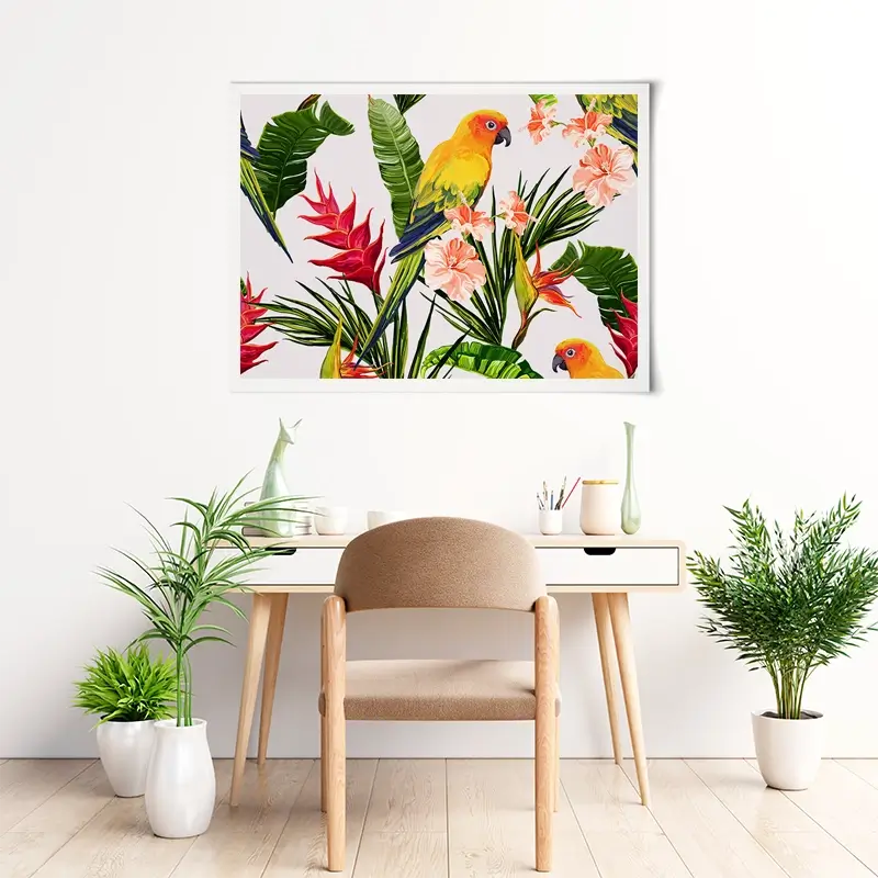 Summer Pattern Art Print Summer Pattern Art Print wall art product Hanna Kh / Shutterstock