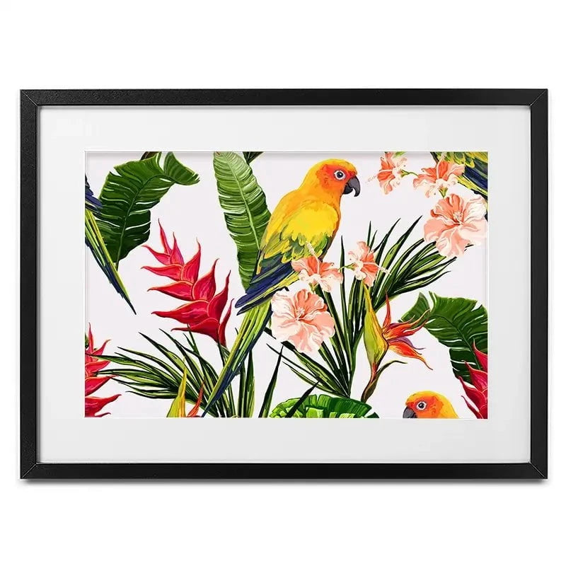 Summer Pattern Framed Art Print Summer Pattern Framed Art Print wall art product Hanna Kh / Shutterstock