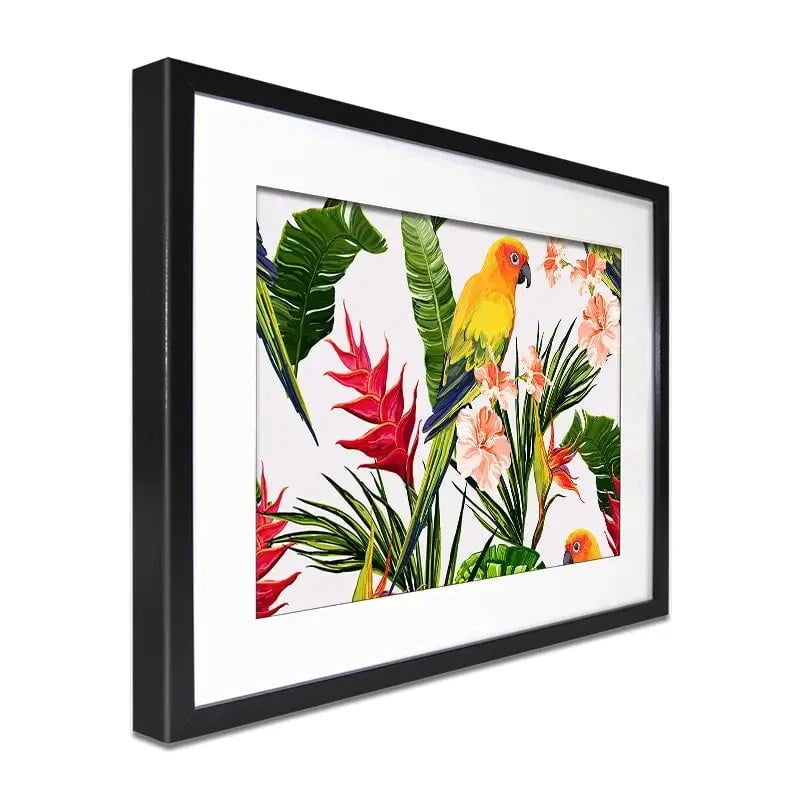 Summer Pattern Framed Art Print Summer Pattern Framed Art Print wall art product Hanna Kh / Shutterstock