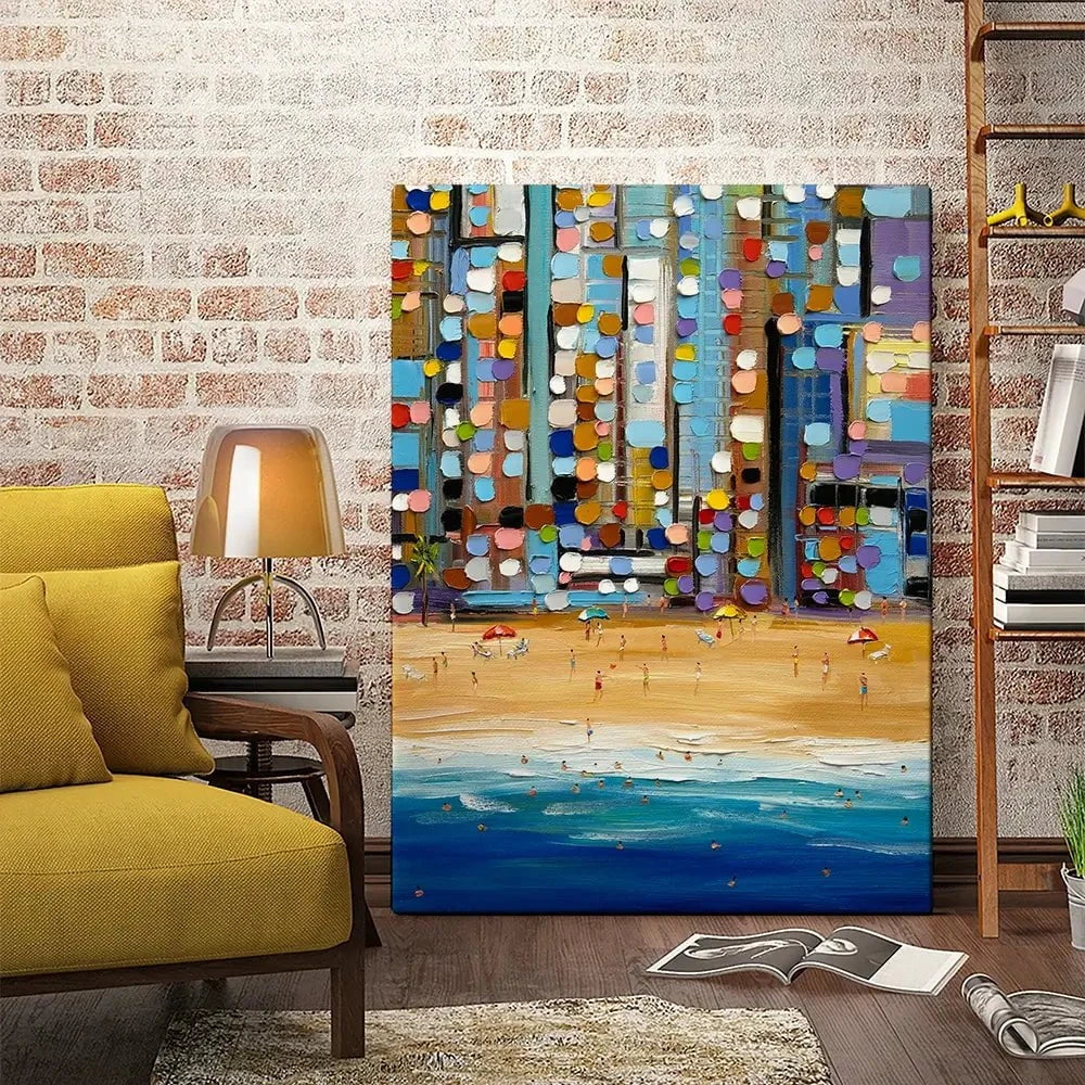 Summer People Canvas Print Summer People Canvas Print wall art product Ekaterina Ermilkina