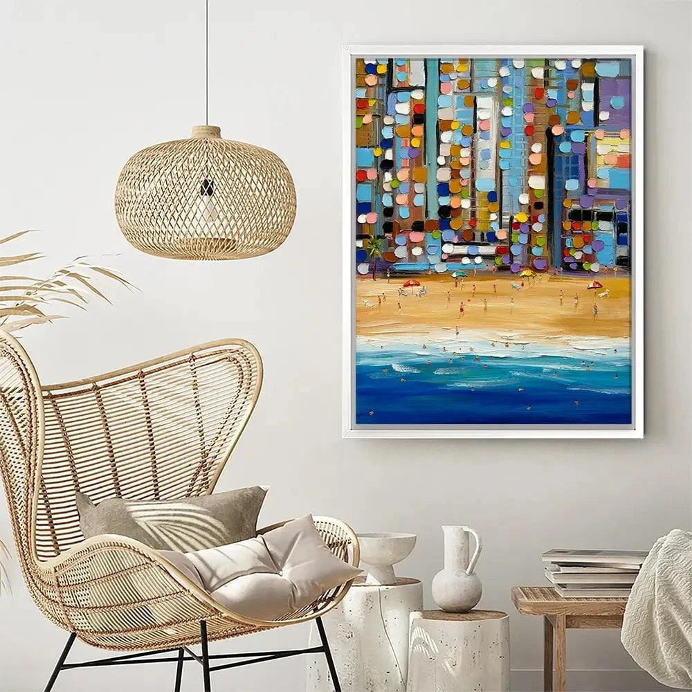 Summer People Canvas Print Summer People Canvas Print wall art product Ekaterina Ermilkina