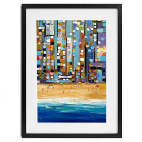 Summer People Framed Art Print Summer People Framed Art Print wall art product Ekaterina Ermilkina