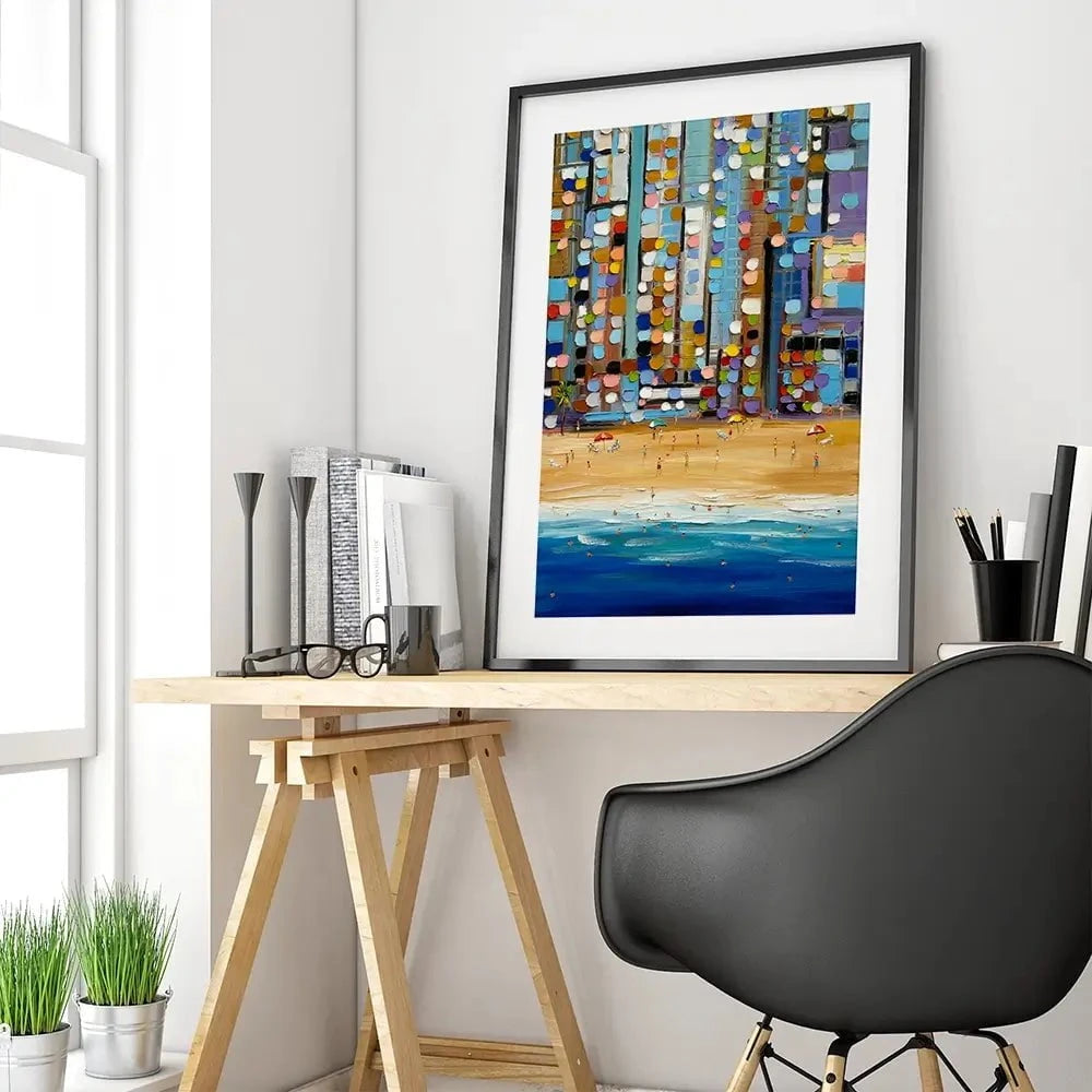 Summer People Framed Art Print Summer People Framed Art Print wall art product Ekaterina Ermilkina