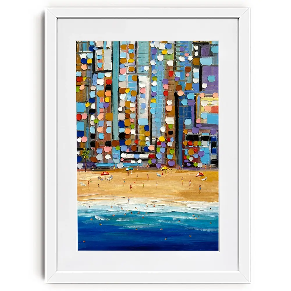 Summer People Framed Art Print Summer People Framed Art Print wall art product Ekaterina Ermilkina