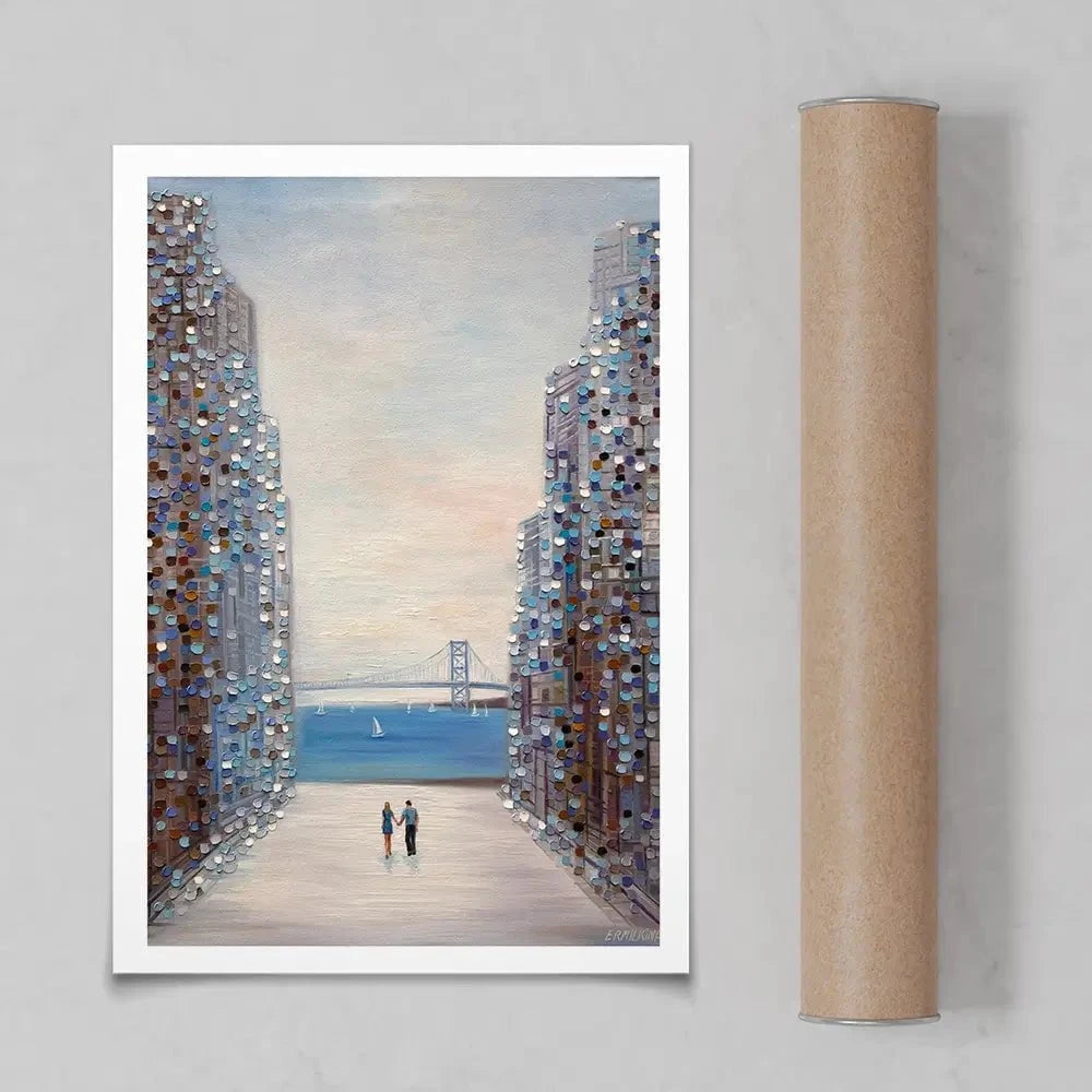 Summer View Art Print Summer View Art Print wall art product Ekaterina Ermilkina