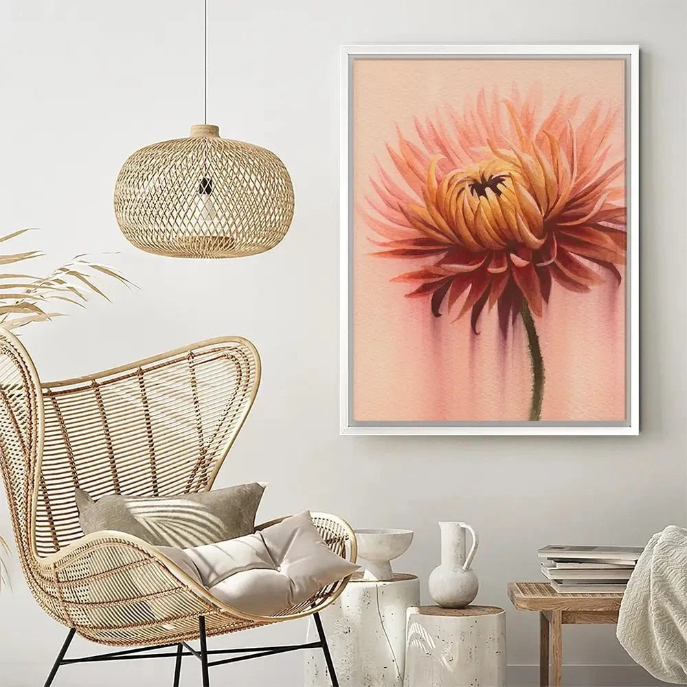 Sun Drenched Chrysanthemum 2 Canvas Print Sun Drenched Chrysanthemum 2 Canvas Print wall art product Grace Popp