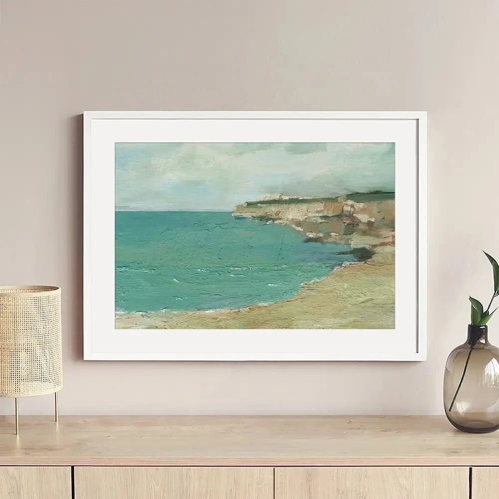 Sun Drenched Cliffs 2 Framed Art Print Sun Drenched Cliffs 2 Framed Art Print wall art product Ethan Harper