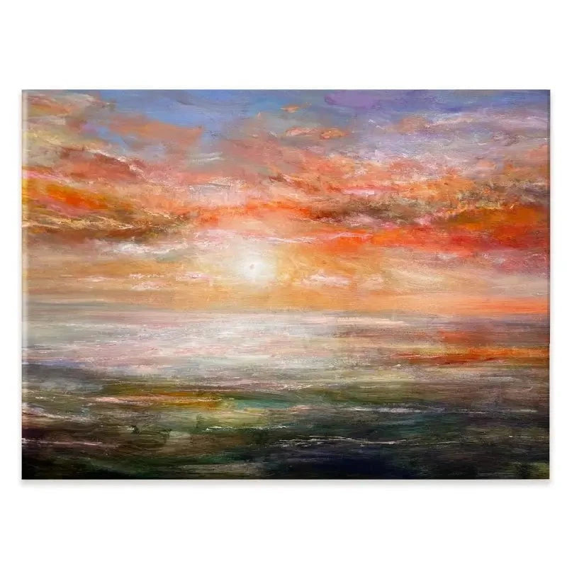 Sun Rising Over Plymouth Sound Canvas Print Sun Rising Over Plymouth Sound Canvas Print wall art product Craig Askew