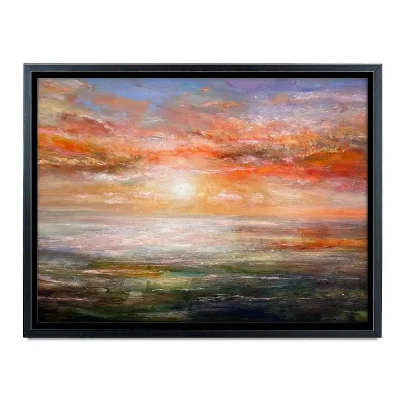 Sun Rising Over Plymouth Sound Canvas Print Sun Rising Over Plymouth Sound Canvas Print wall art product Craig Askew