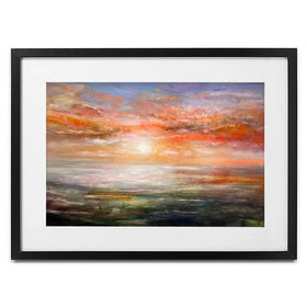 Sun Rising Over Plymouth Sound Framed Art Print Sun Rising Over Plymouth Sound Framed Art Print wall art product Craig Askew