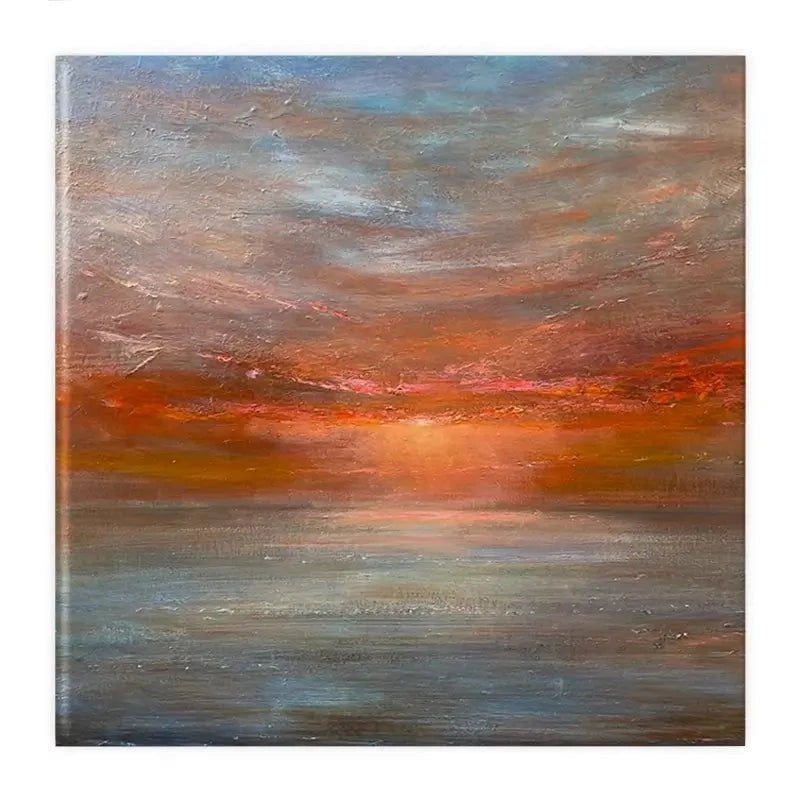 Sun Rising Over The Sea Canvas Print Sun Rising Over The Sea Canvas Print wall art product Craig Askew