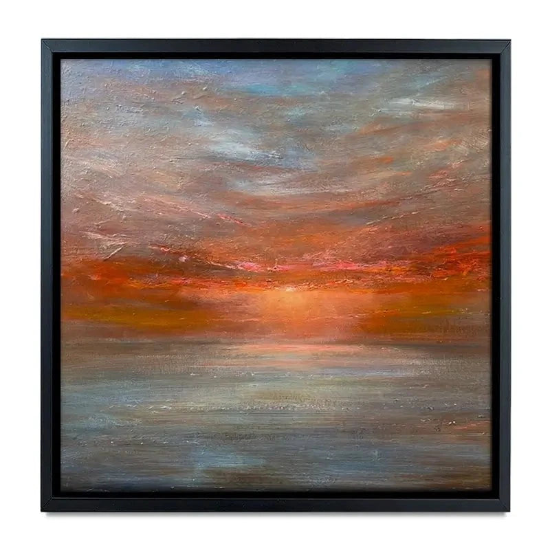 Sun Rising Over The Sea Canvas Print Sun Rising Over The Sea Canvas Print wall art product Craig Askew
