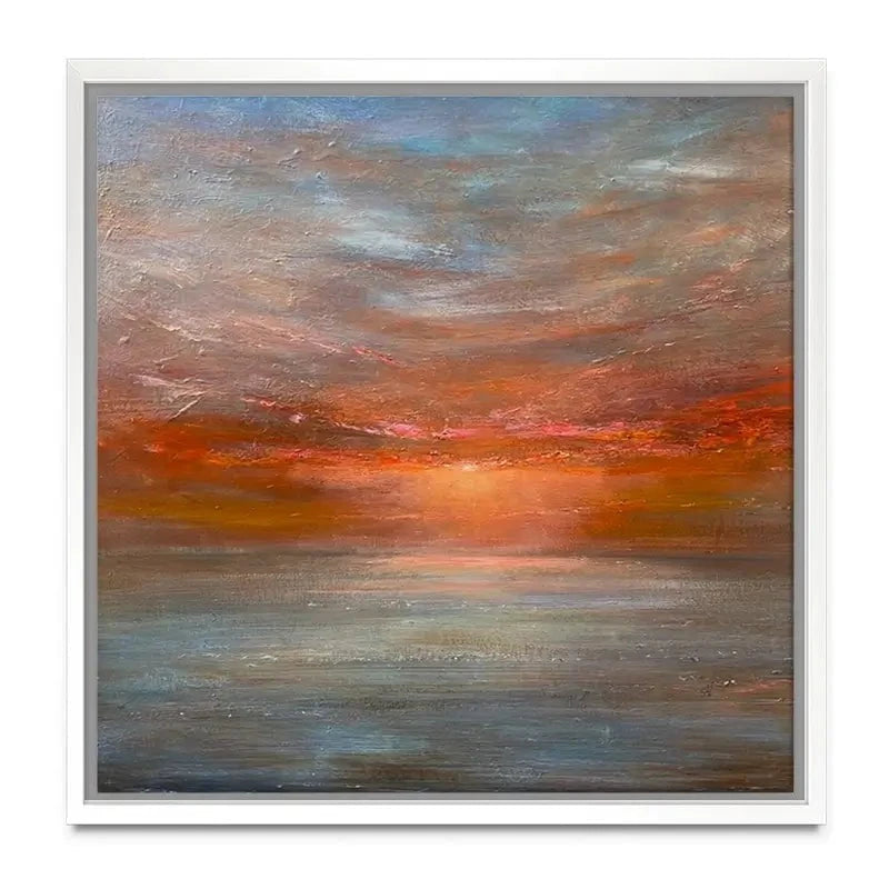 Sun Rising Over The Sea Canvas Print Sun Rising Over The Sea Canvas Print wall art product Craig Askew