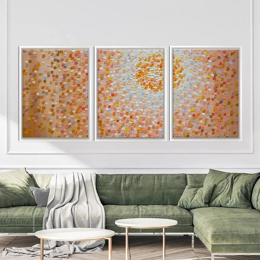 Sun Trio Canvas Print Sun Trio Canvas Print wall art product Ekaterina Ermilkina