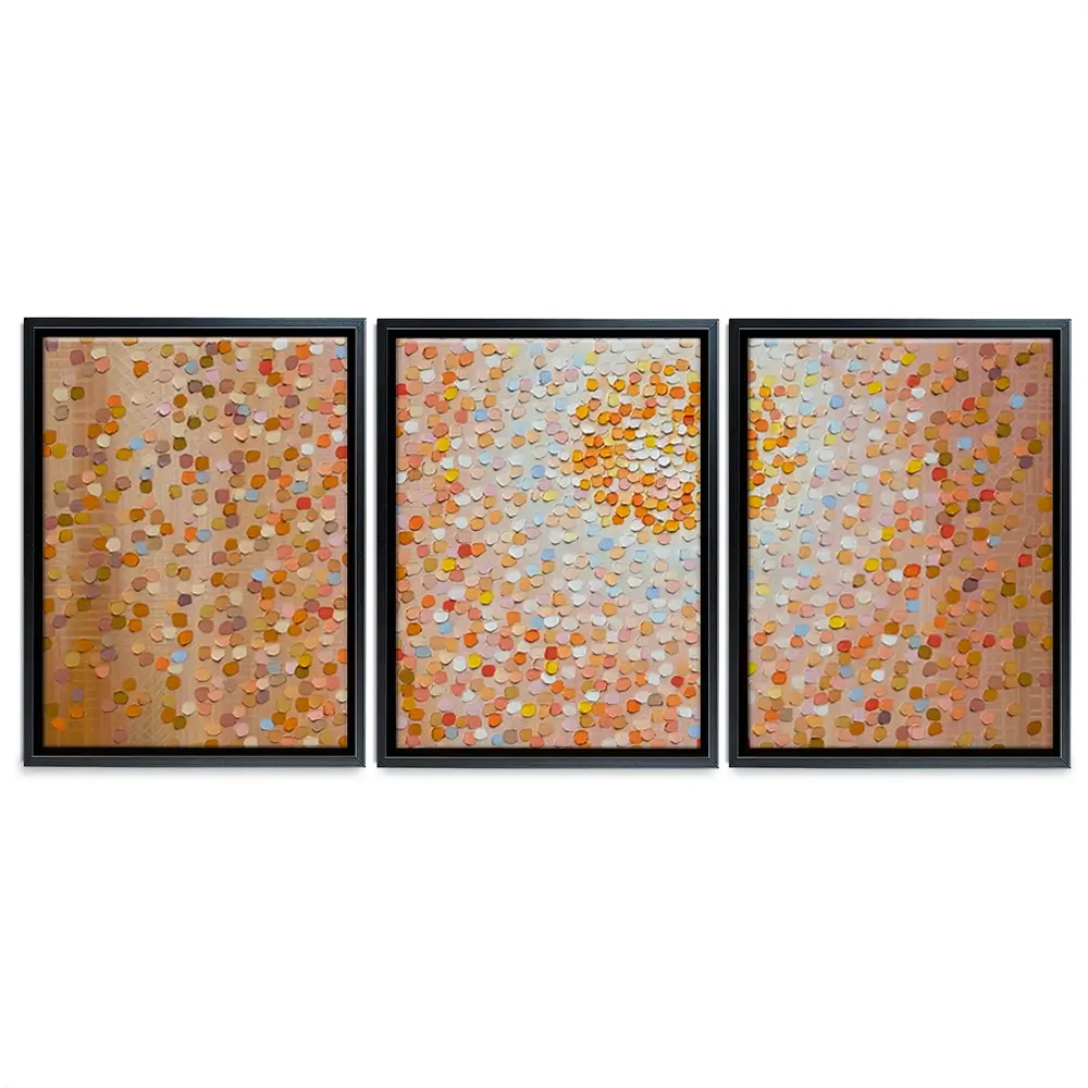 Sun Trio Canvas Print Sun Trio Canvas Print wall art product Ekaterina Ermilkina