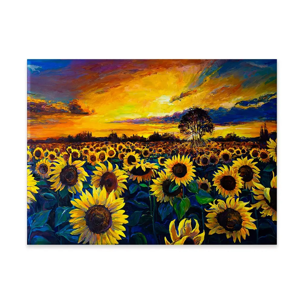 Sunflower Field Canvas Print Sunflower Field Canvas Print wall art product Ivailo Nikolov / Shutterstock